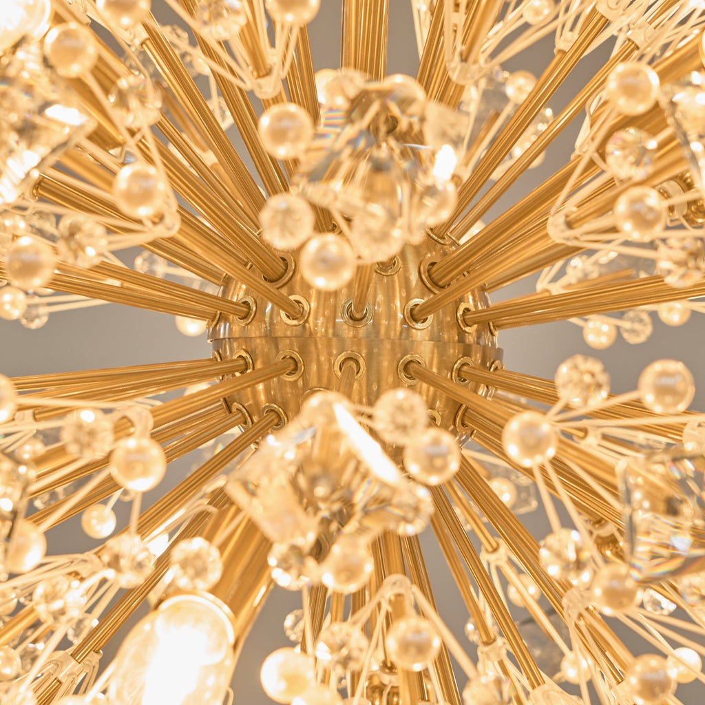 Verrenwood Glass Chandelier-Moonnatur