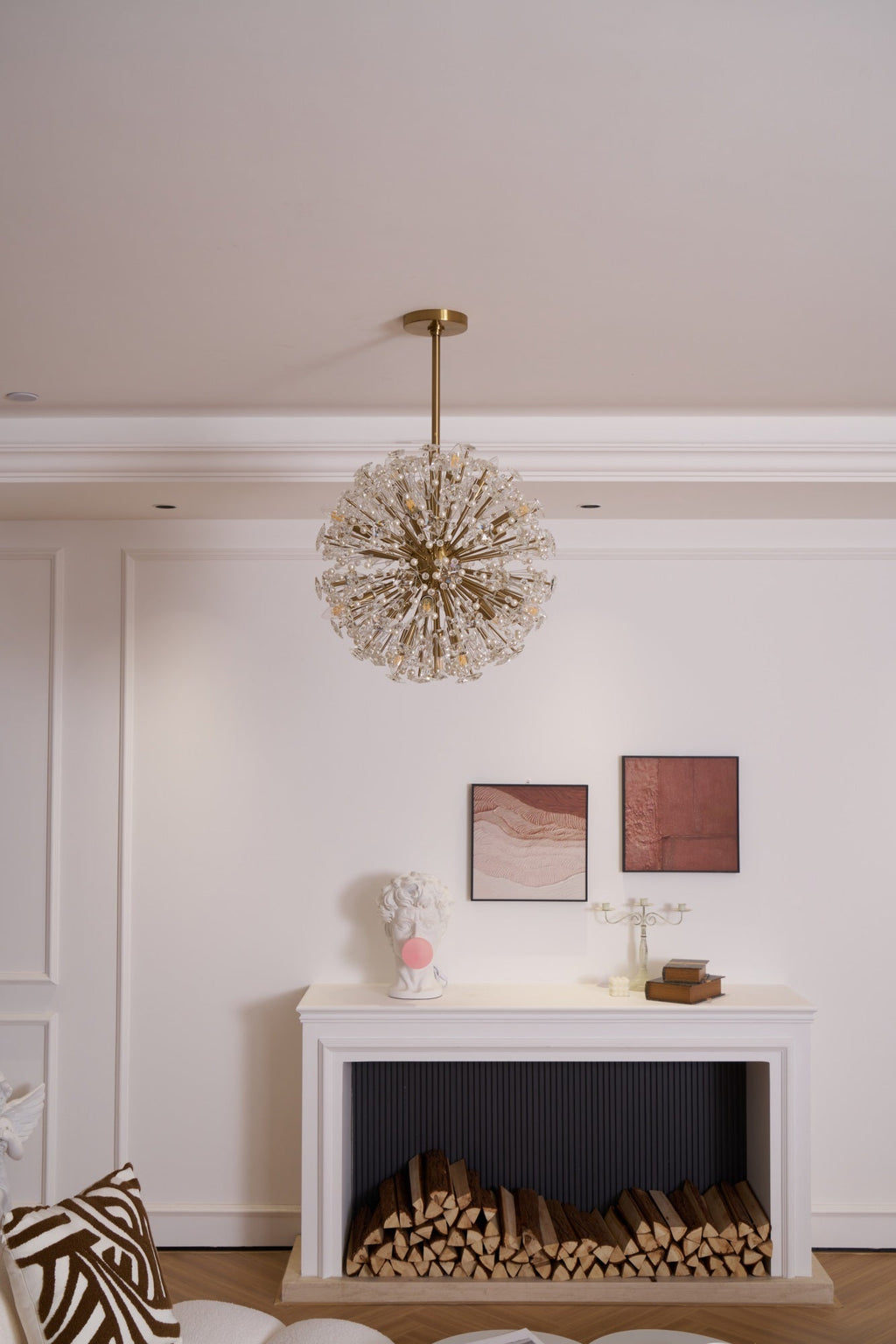 Verrenwood Glass Chandelier-Moonnatur