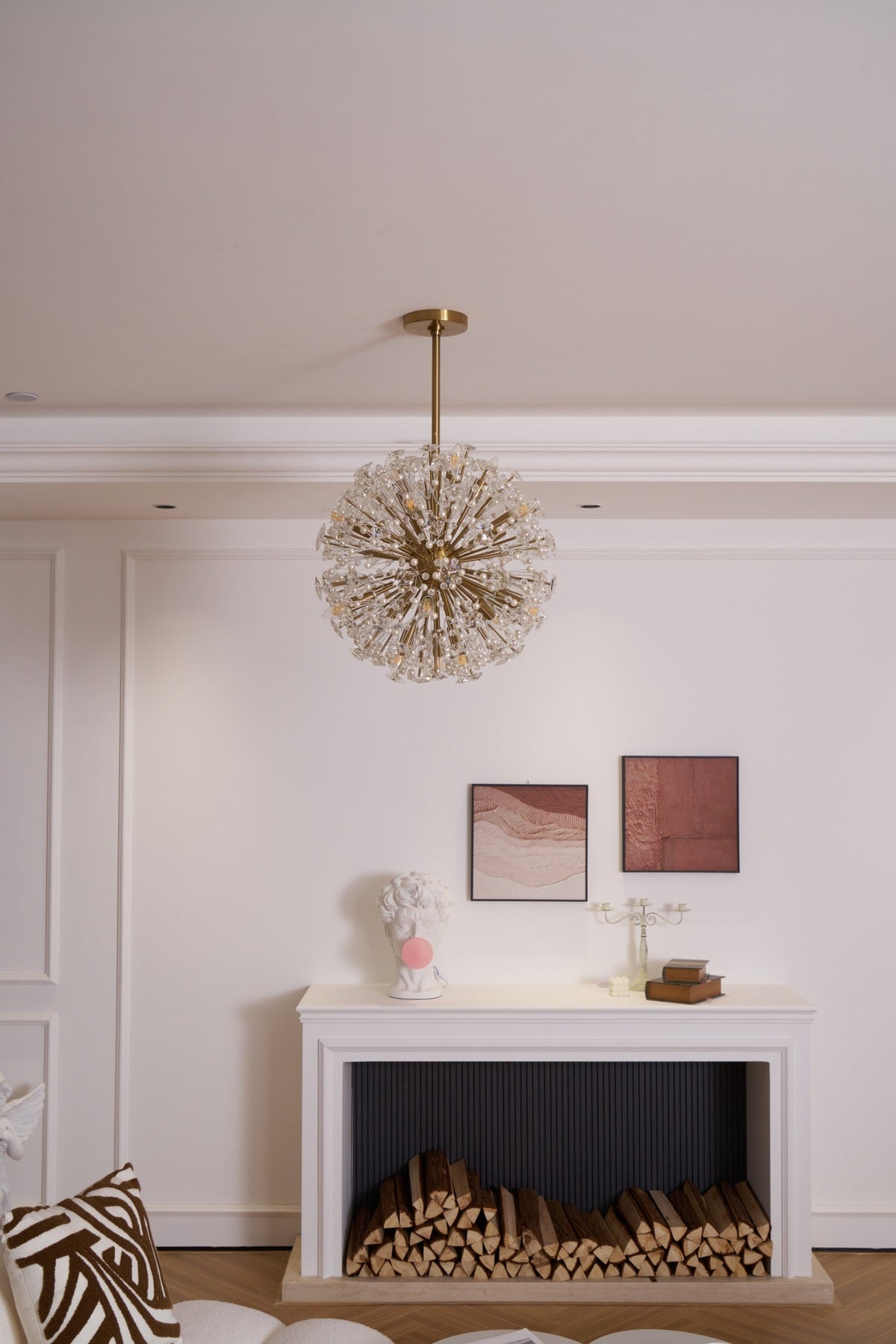 Verrenwood Glass Chandelier-Moonnatur