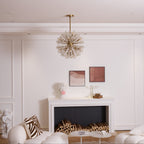 Verrenwood Glass Chandelier-Moonnatur