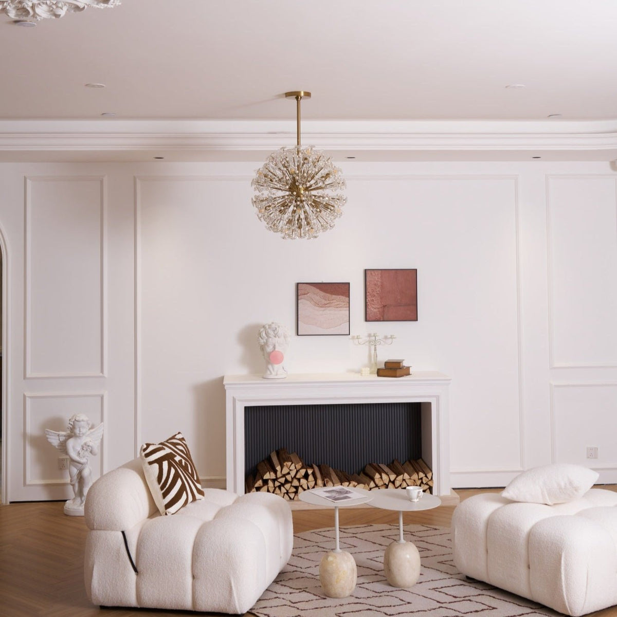 Verrenwood Glass Chandelier-Moonnatur