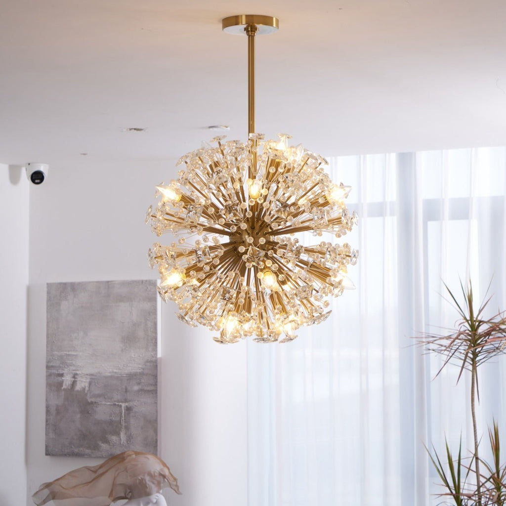 Verrenwood Glass Chandelier-Moonnatur