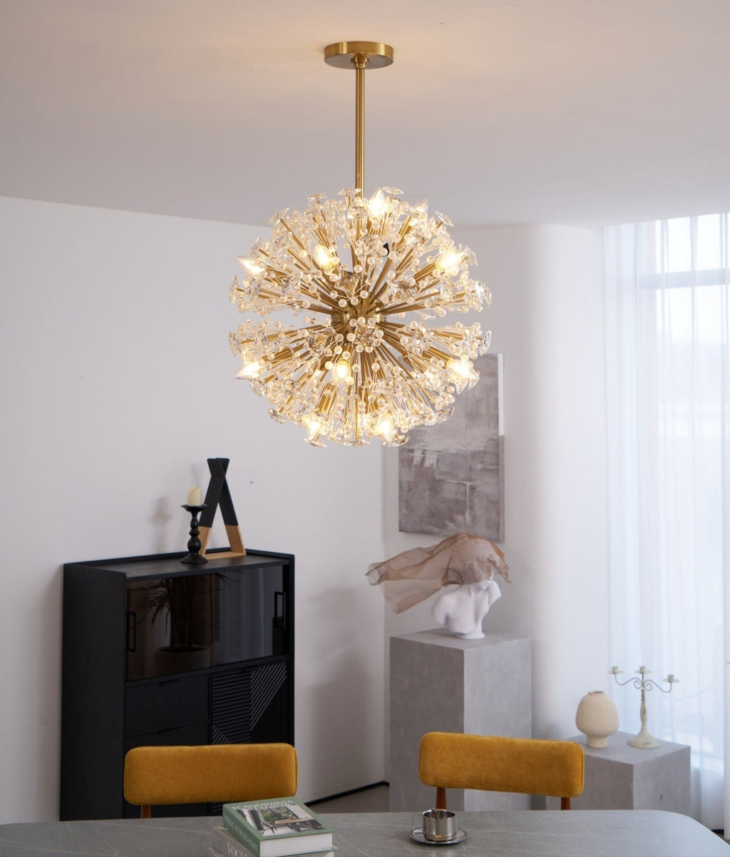 Verrenwood Glass Chandelier-Moonnatur