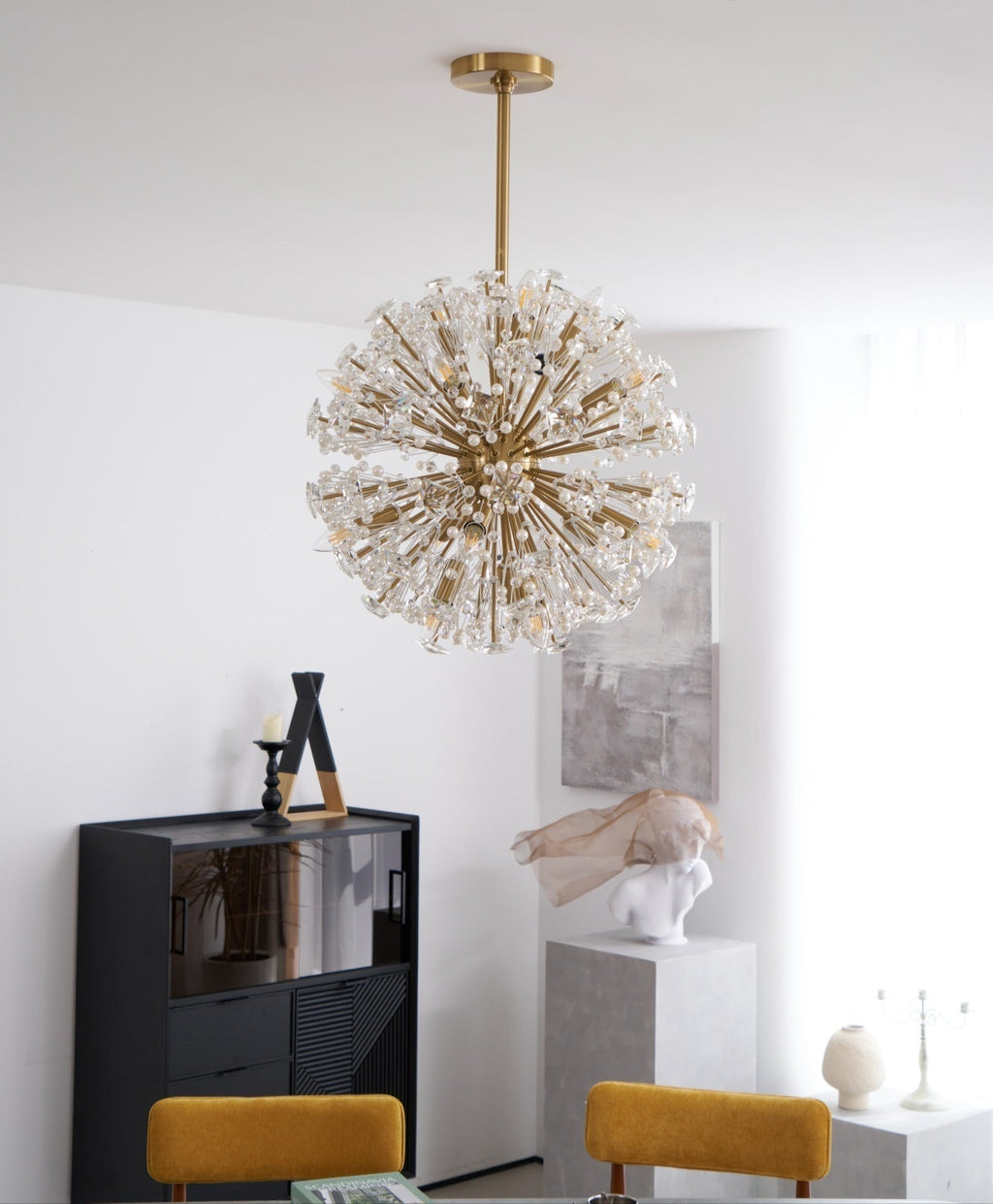 Verrenwood Glass Chandelier-Moonnatur