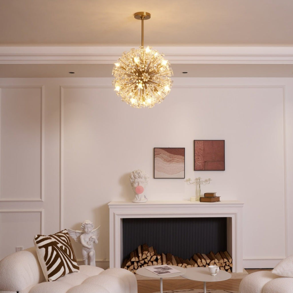 Verrenwood Glass Chandelier-Moonnatur