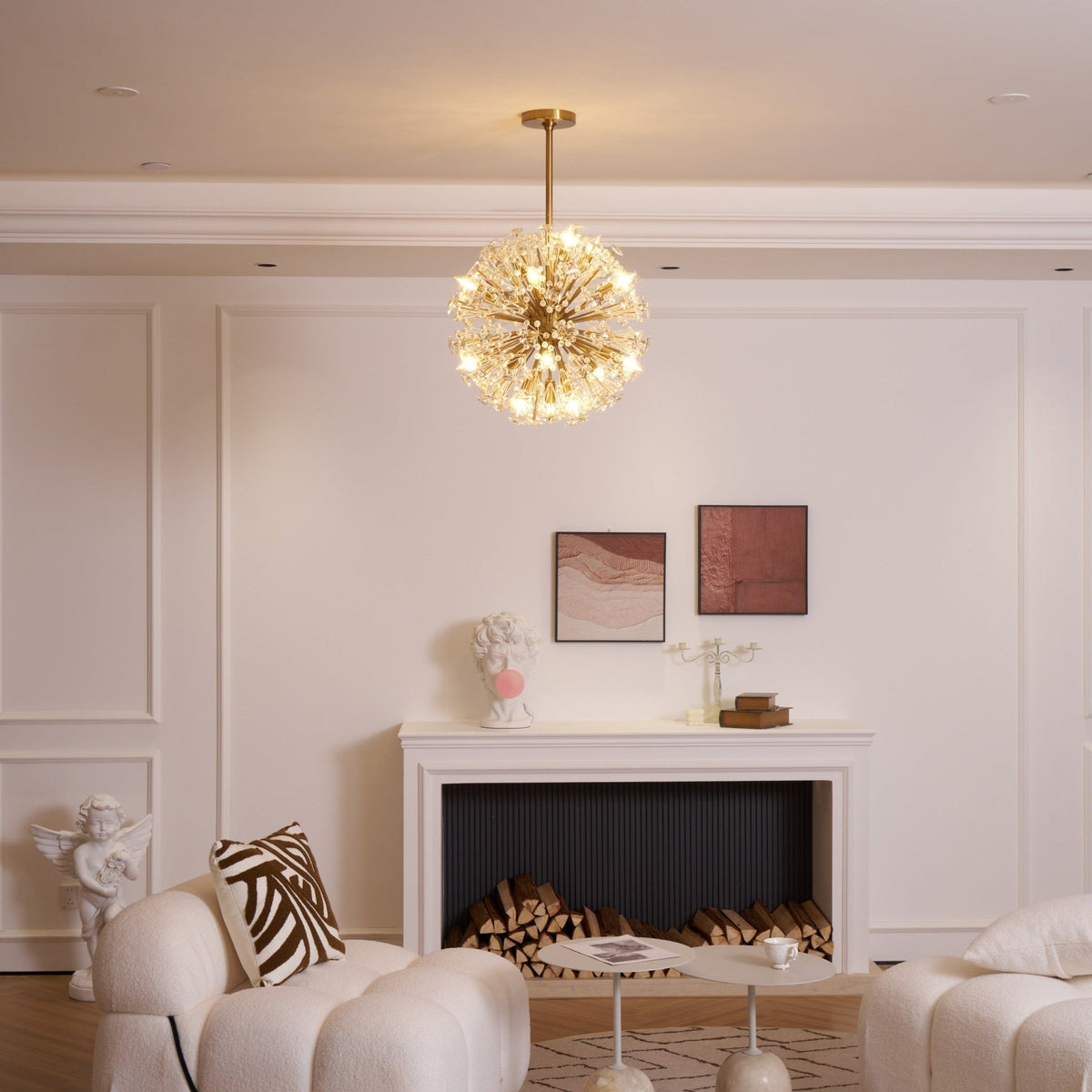 Verrenwood Glass Chandelier-Moonnatur