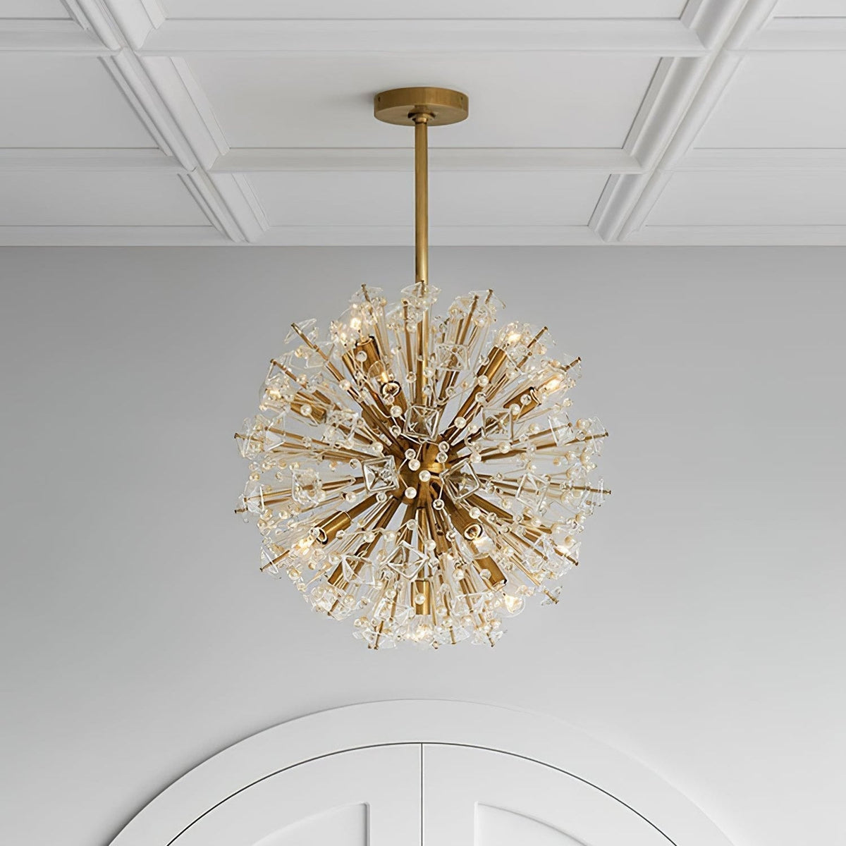 Verrenwood Glass Chandelier-Moonnatur