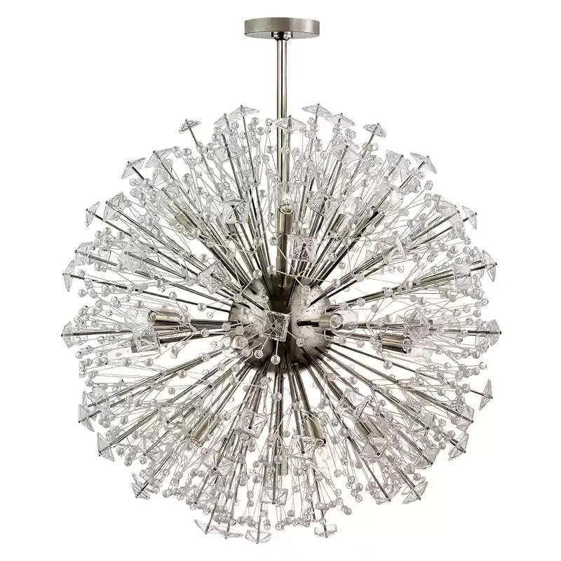 Verrenwood Glass Chandelier-Moonnatur