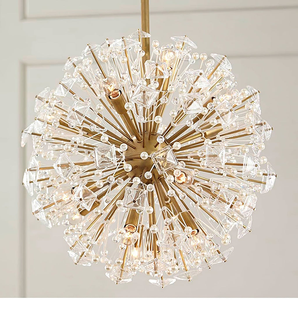Verrenwood Glass Chandelier-Moonnatur
