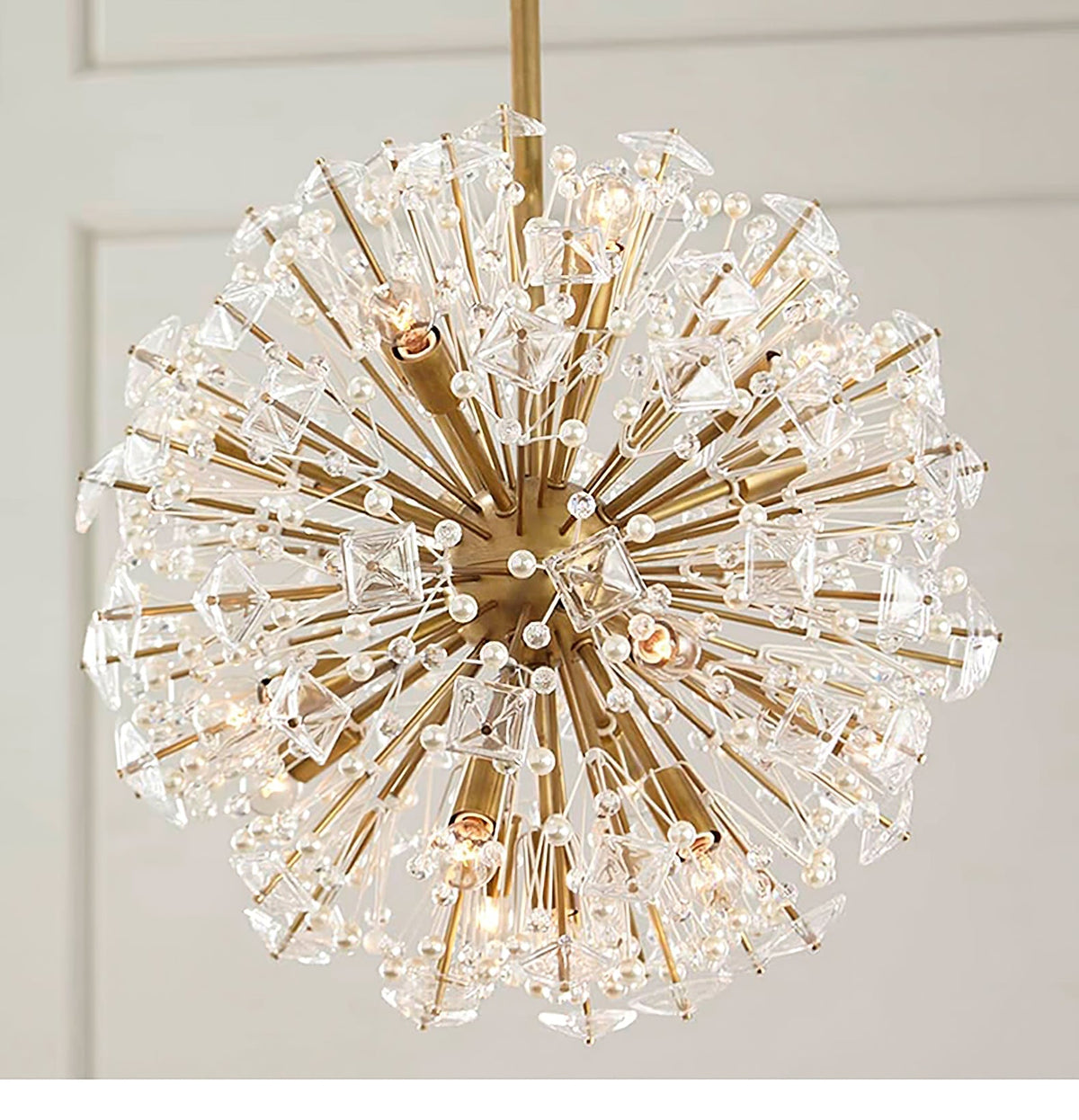Verrenwood Glass Chandelier-Moonnatur