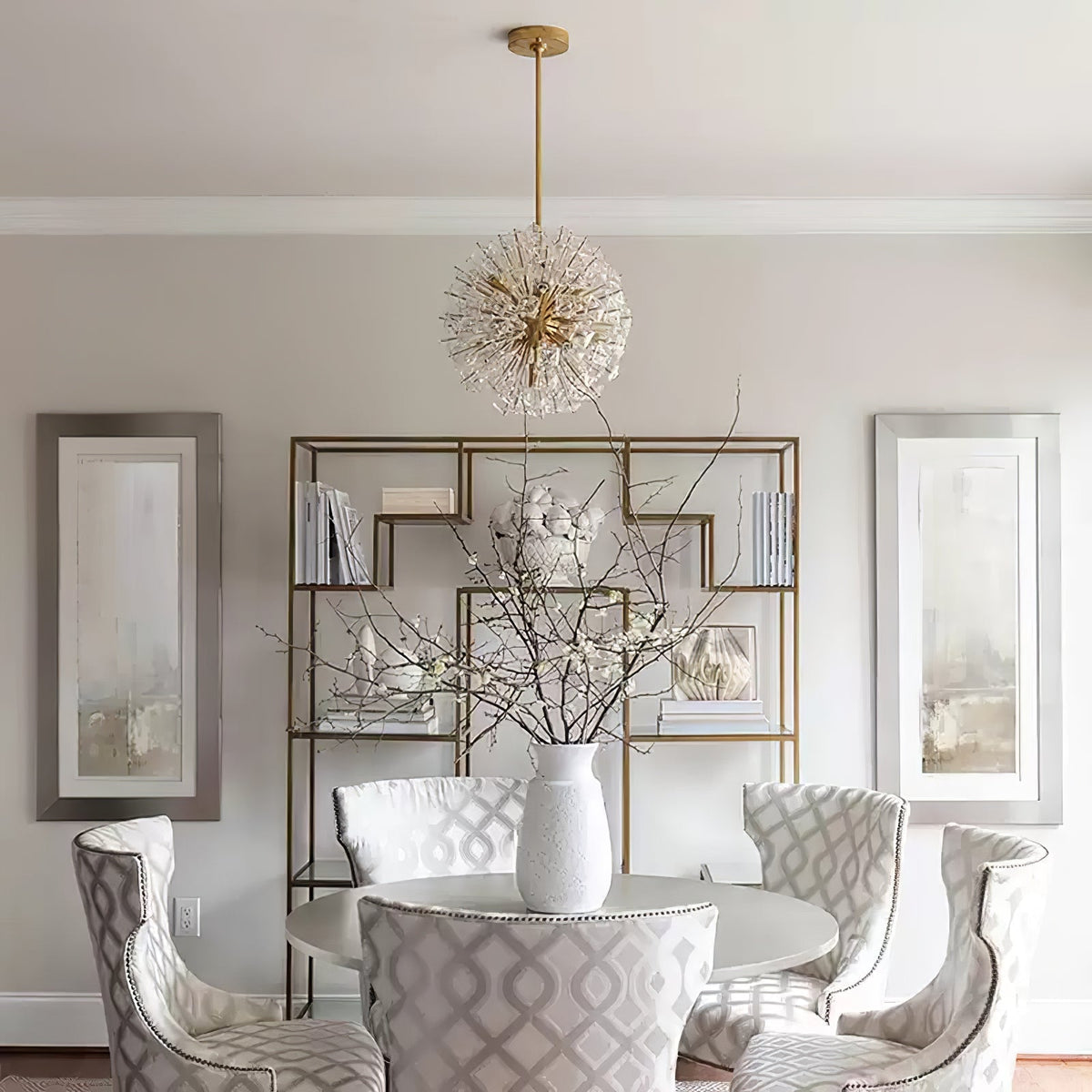 Verrenwood Glass Chandelier-Moonnatur