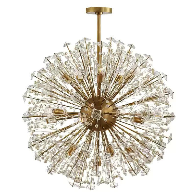 Verrenwood Glass Chandelier-Moonnatur