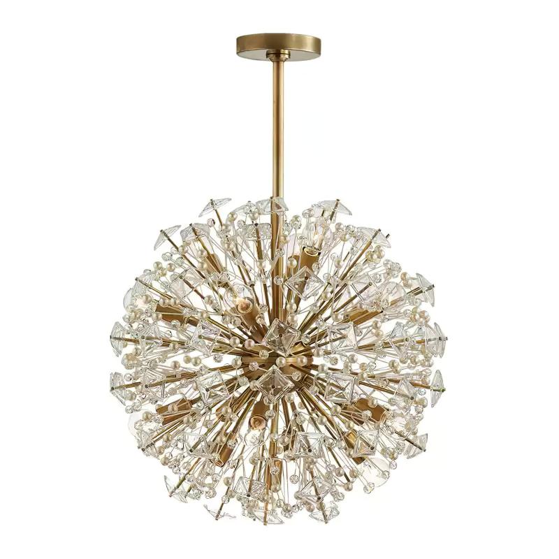 Verrenwood Glass Chandelier-Moonnatur