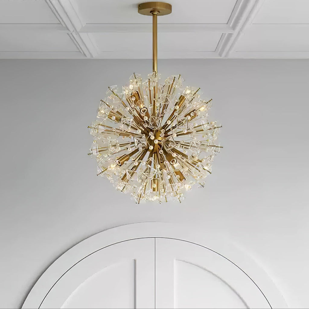 Verrenwood Glass Chandelier-Moonnatur