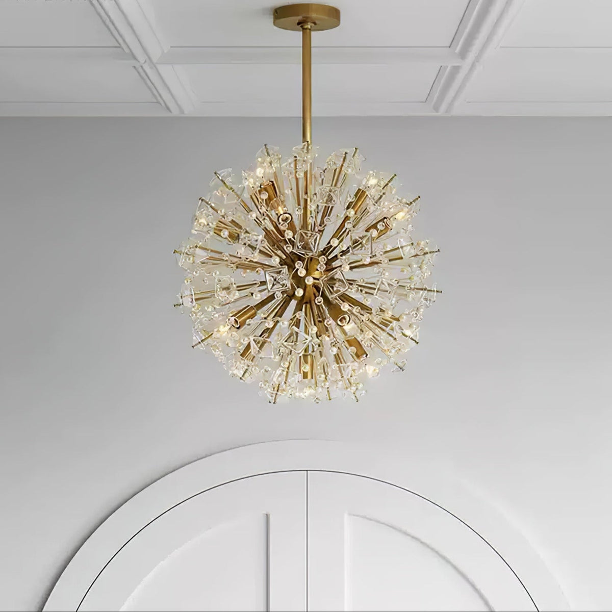 Verrenwood Glass Chandelier-Moonnatur