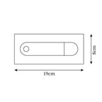 Faldenevia Aluminium Wall Light-Moonnatur