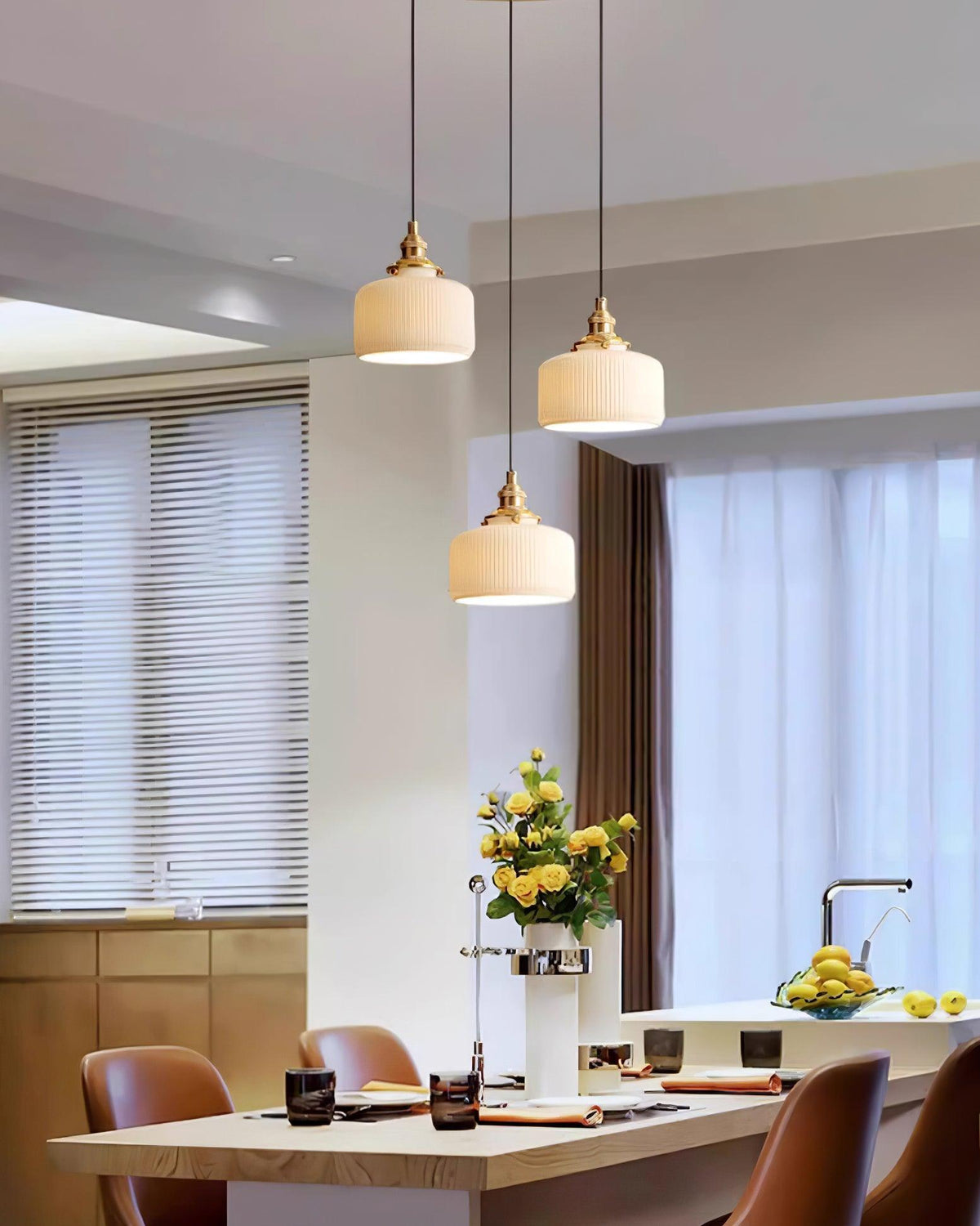Oswenora Ceramic Pendant Light-Moonnatur