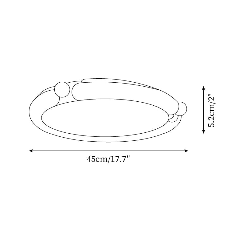 Cardelina Acrylic Ceiling Light-Moonnatur