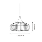 Veyrenholm Wood Pendant Light-Moonnatur