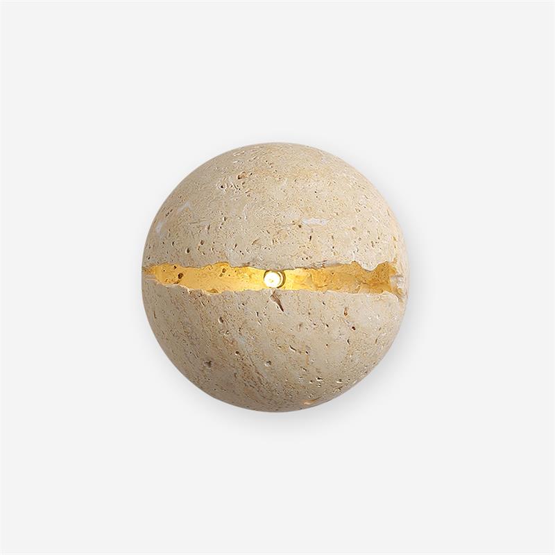 Dunselenis Travertine Wall Light-Moonnatur