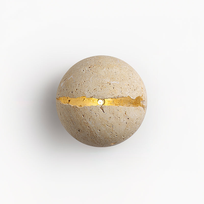 Dunselenis Travertine Wall Light-Moonnatur