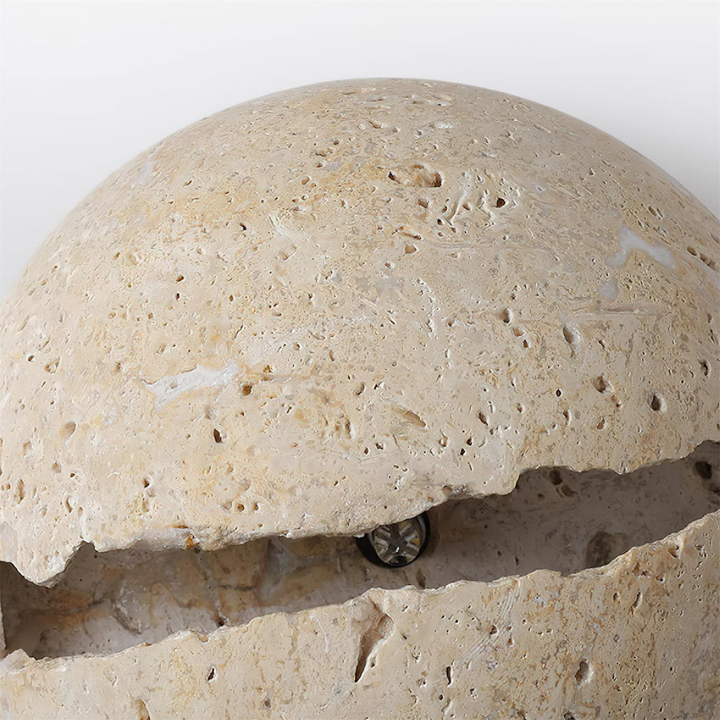 Dunselenis Travertine Wall Light-Moonnatur