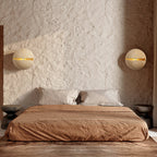 Dunselenis Travertine Wall Light-Moonnatur