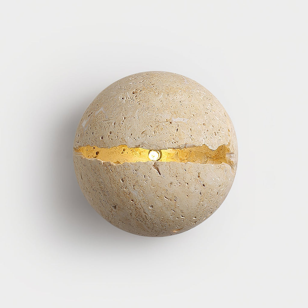 Dunselenis Travertine Wall Light-Moonnatur