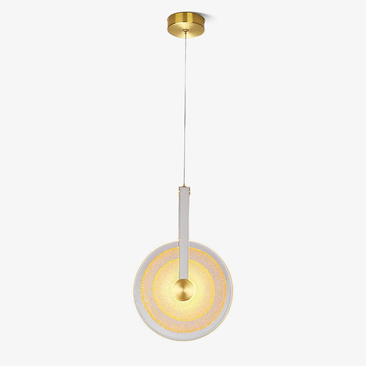 Galenera Leather Pendant Light-Moonnatur