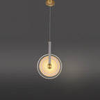 Galenera Leather Pendant Light-Moonnatur