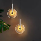 Galenera Leather Pendant Light-Moonnatur