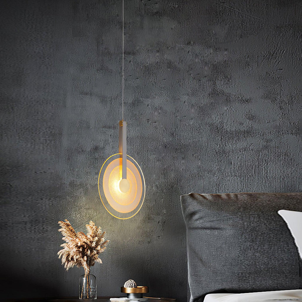 Galenera Leather Pendant Light-Moonnatur