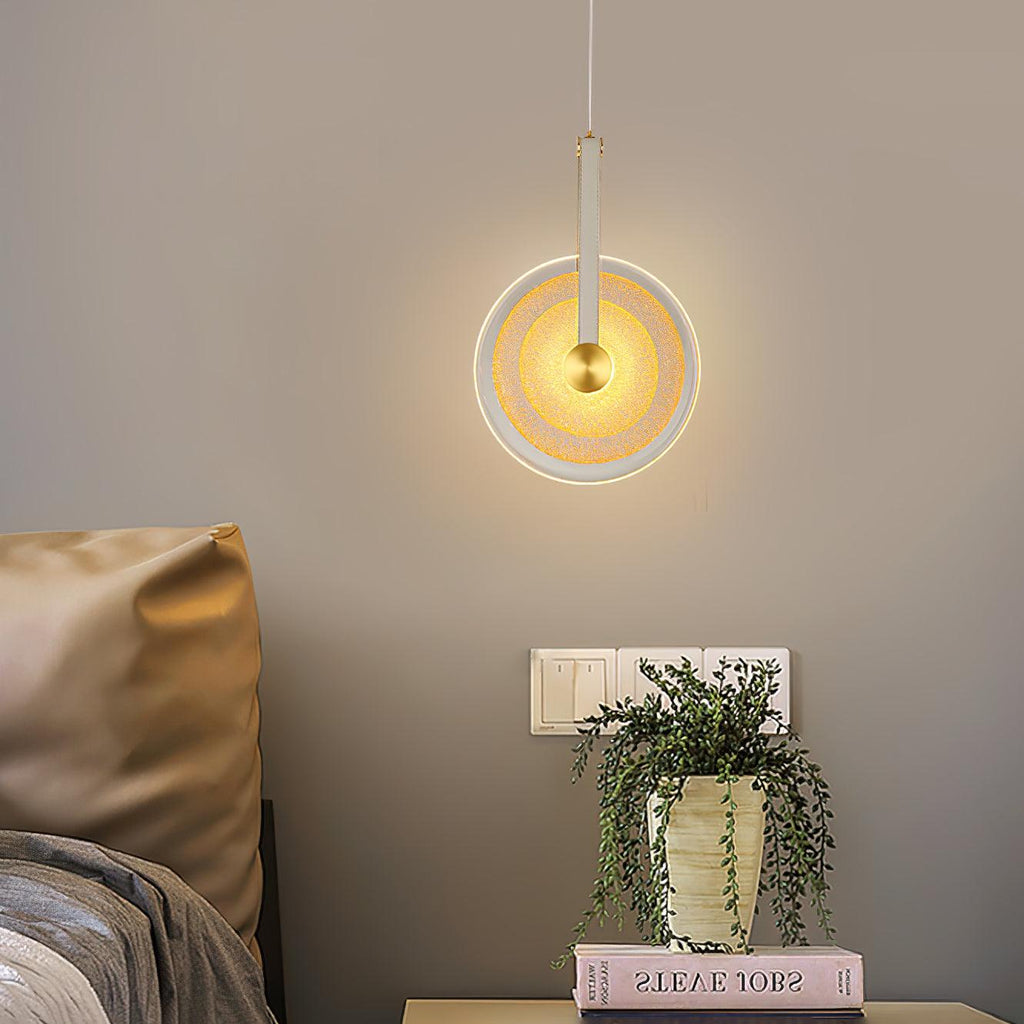Galenera Leather Pendant Light-Moonnatur