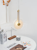 Galenera Leather Pendant Light-Moonnatur