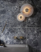 Talenelle Alabaster Wall Light-Moonnatur