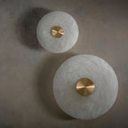 Talenelle Alabaster Wall Light-Moonnatur