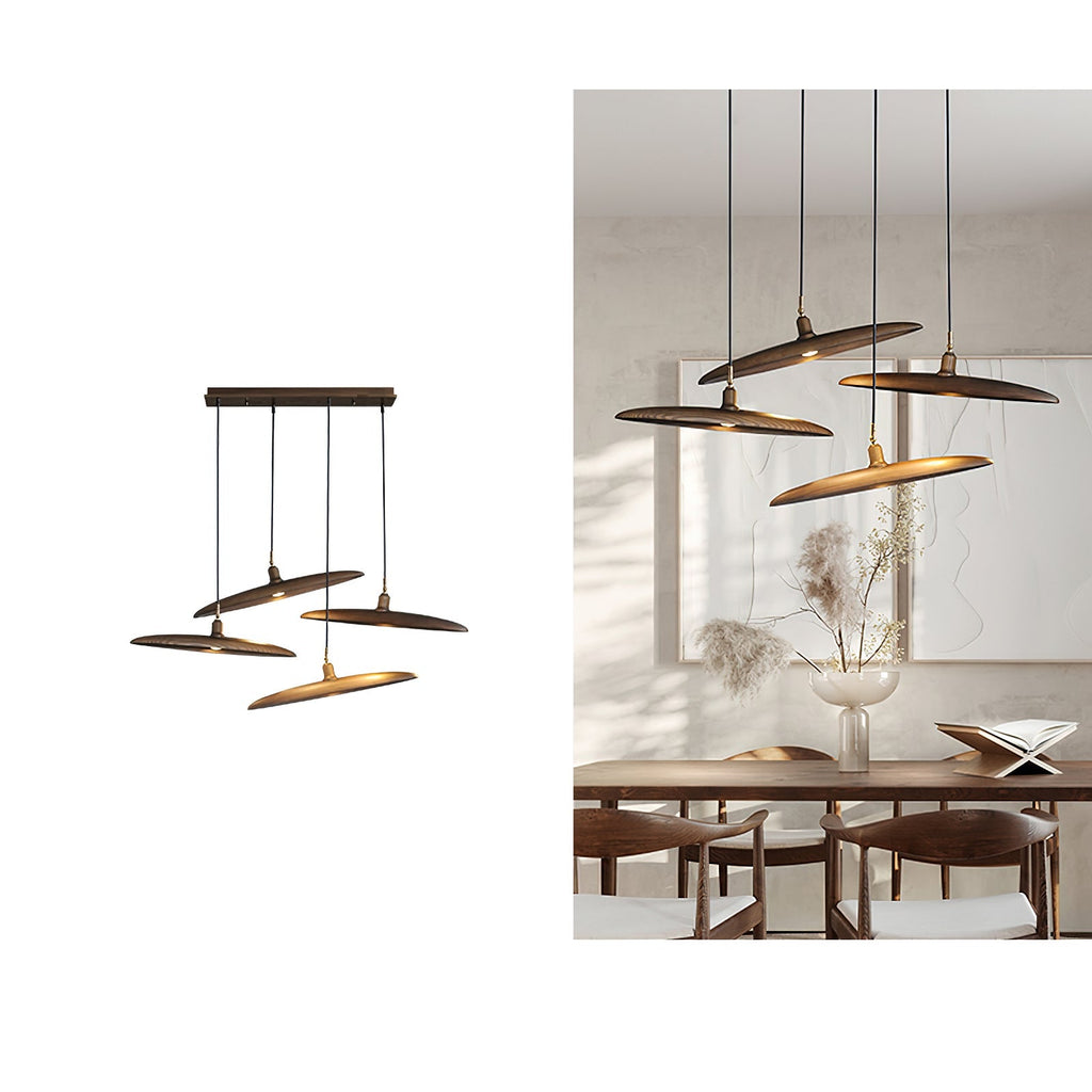 Talenora Wood Pendant Light-Moonnatur
