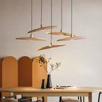 Talenora Wood Pendant Light-Moonnatur