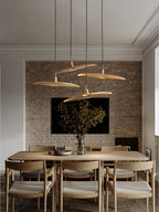 Talenora Wood Pendant Light-Moonnatur