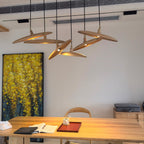 Talenora Wood Pendant Light-Moonnatur