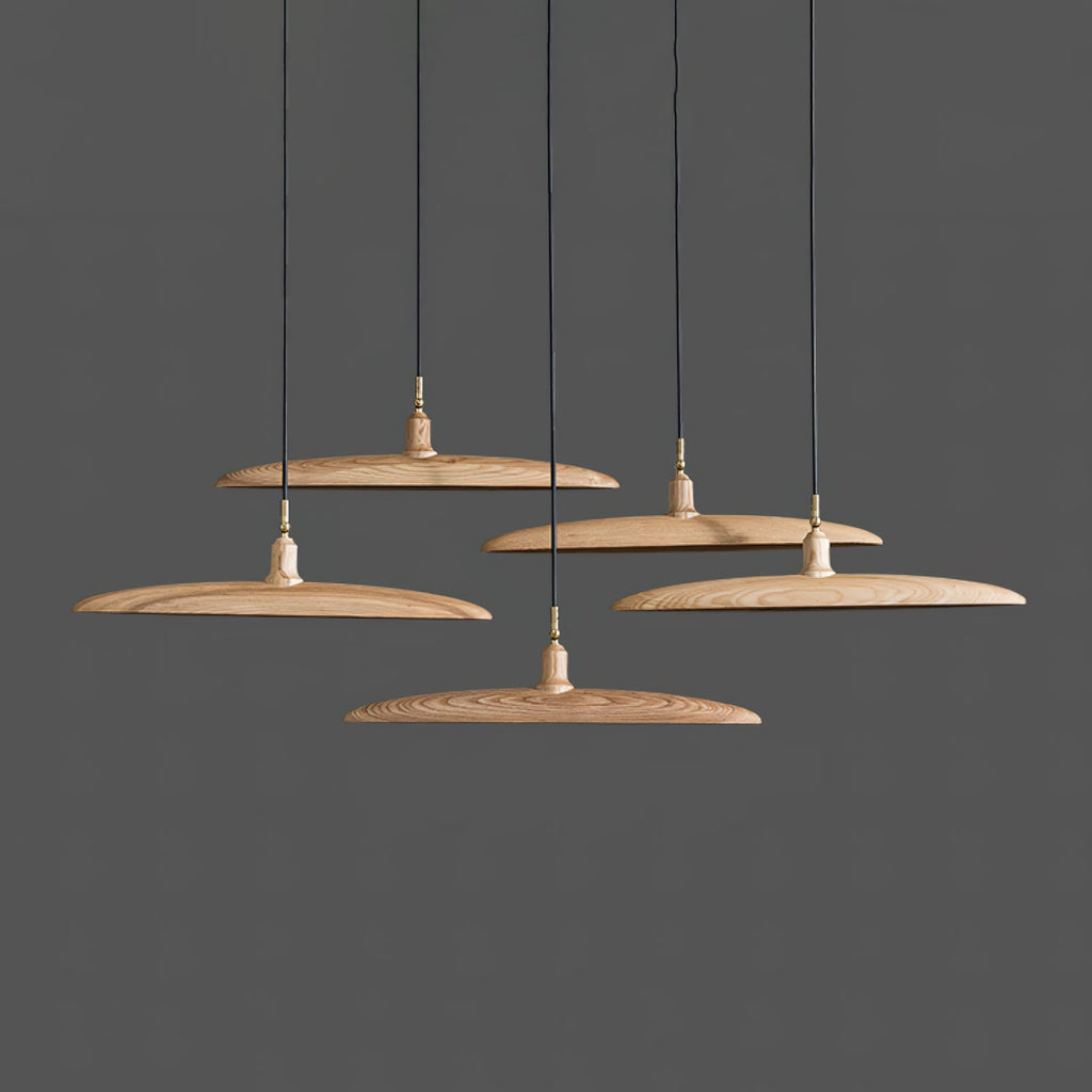 Talenora Wood Pendant Light-Moonnatur