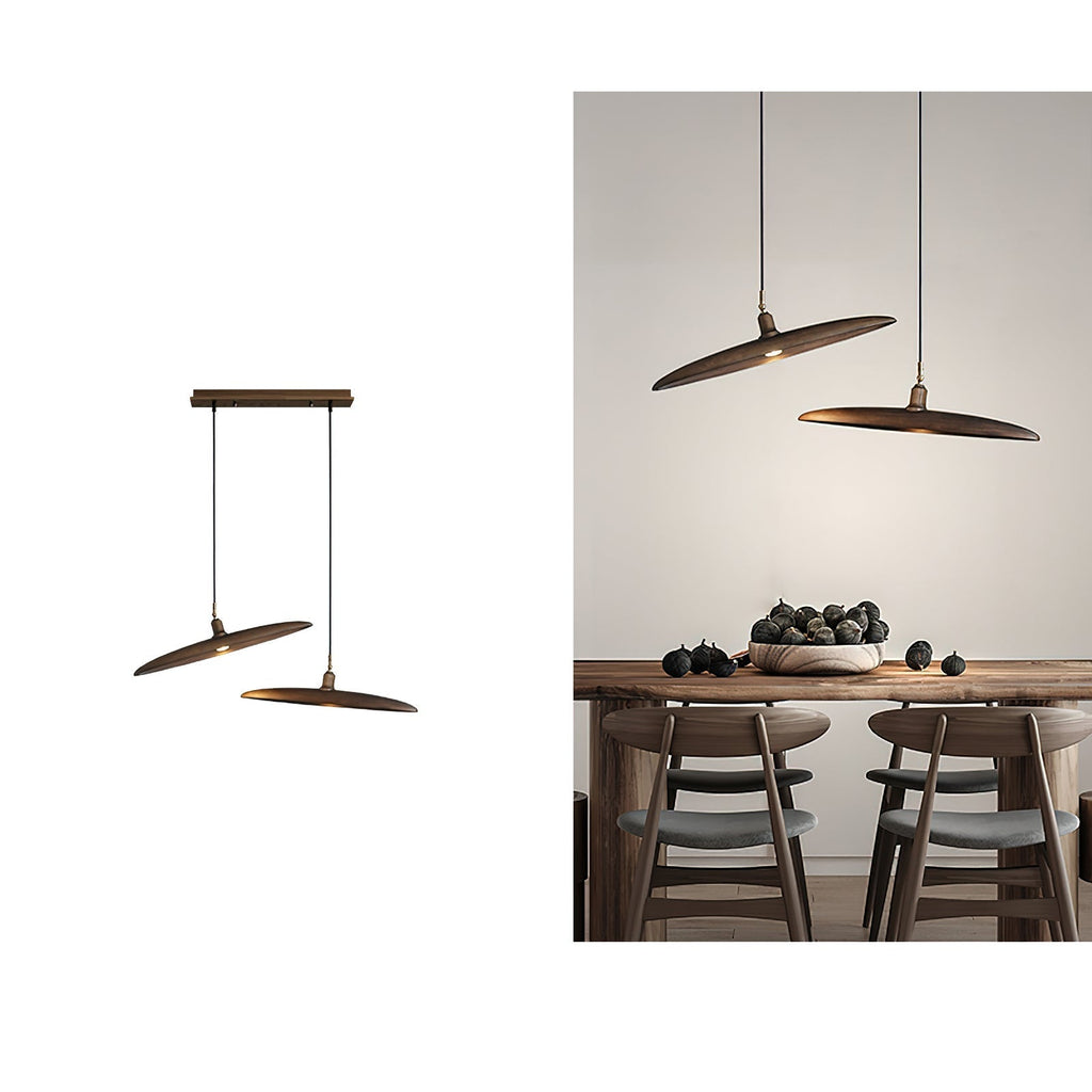 Talenora Wood Pendant Light-Moonnatur