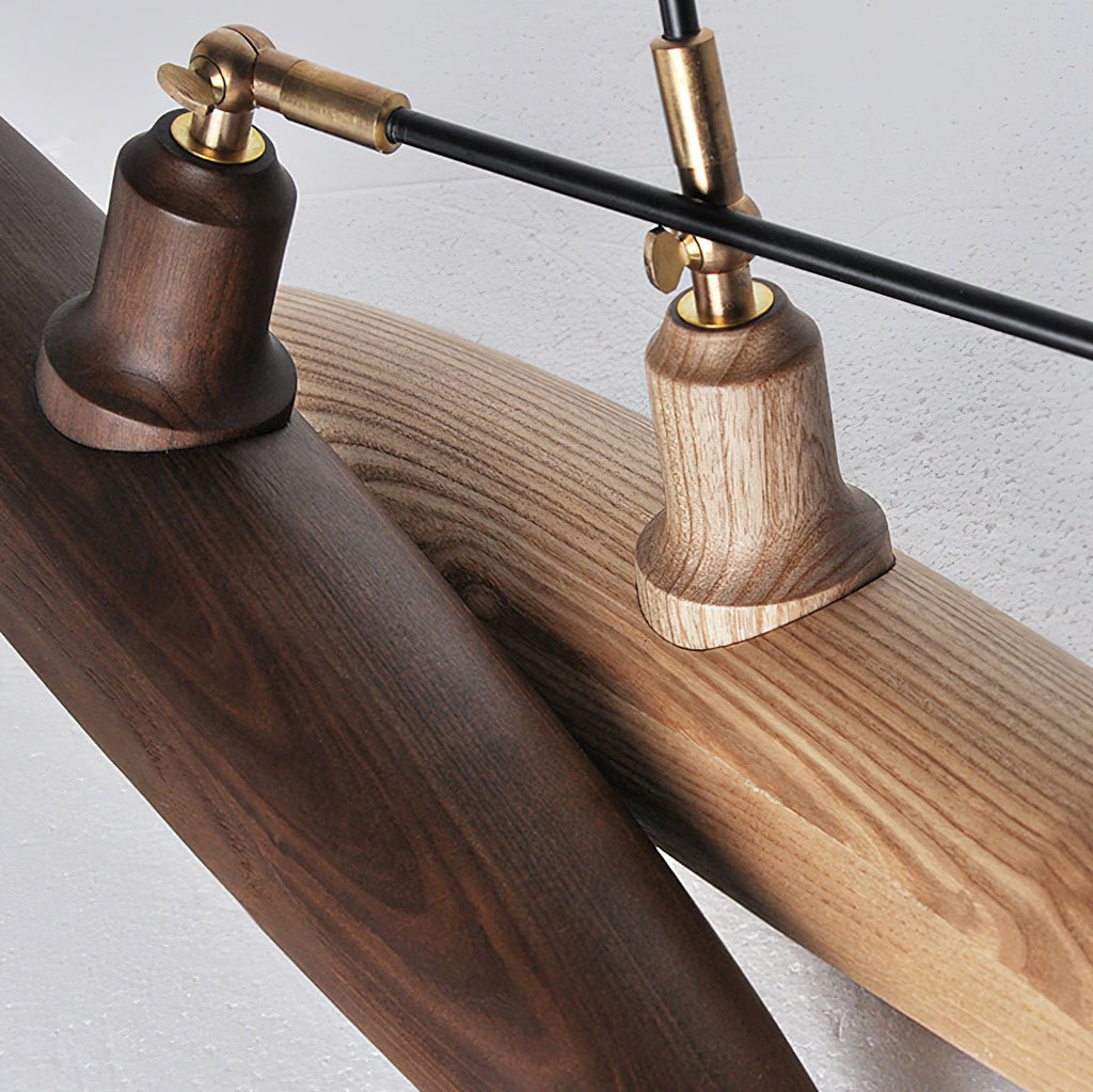 Talenora Wood Pendant Light-Moonnatur