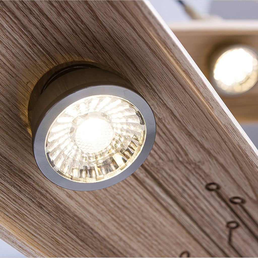 Talenora Wood Pendant Light-Moonnatur