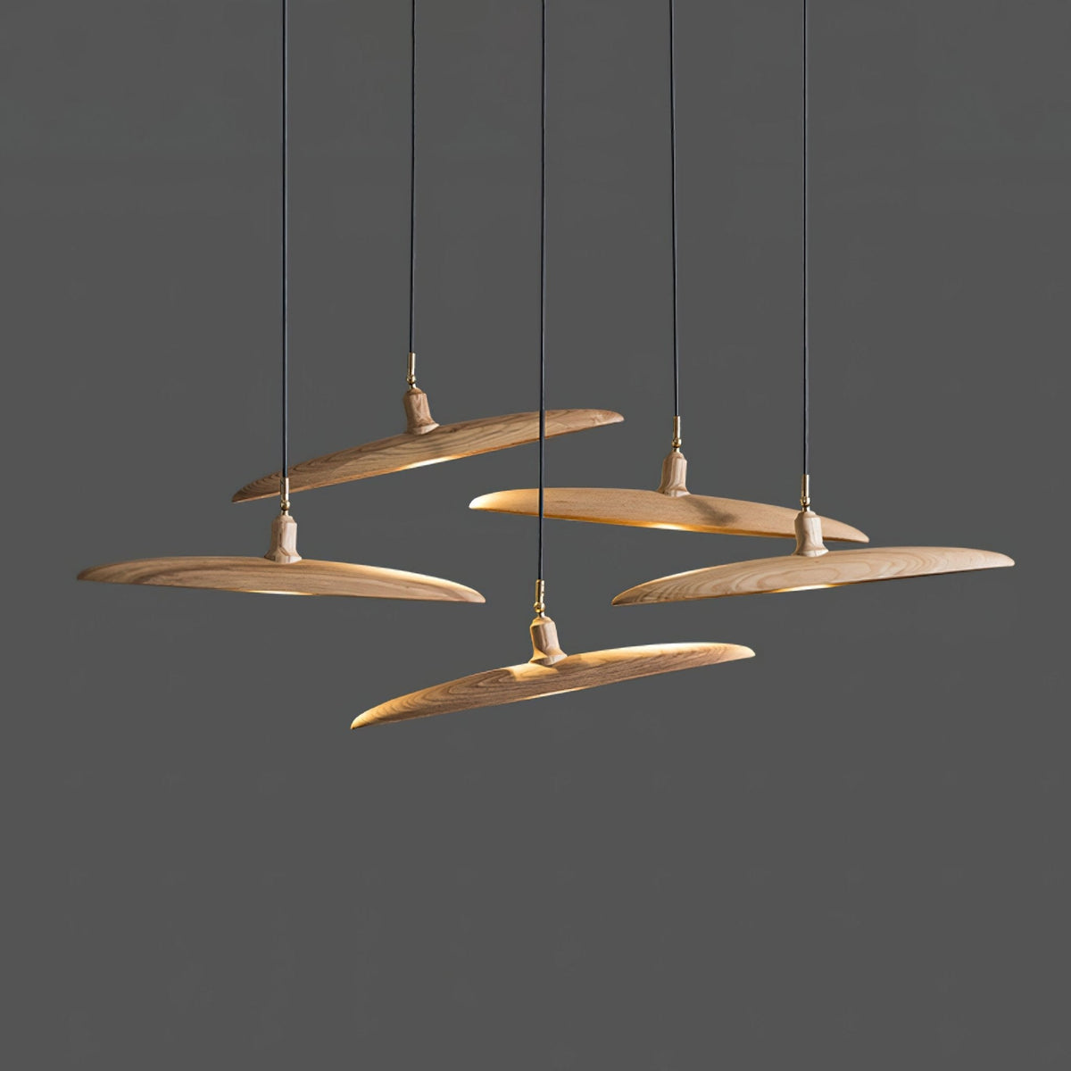 Talenora Wood Pendant Light-Moonnatur