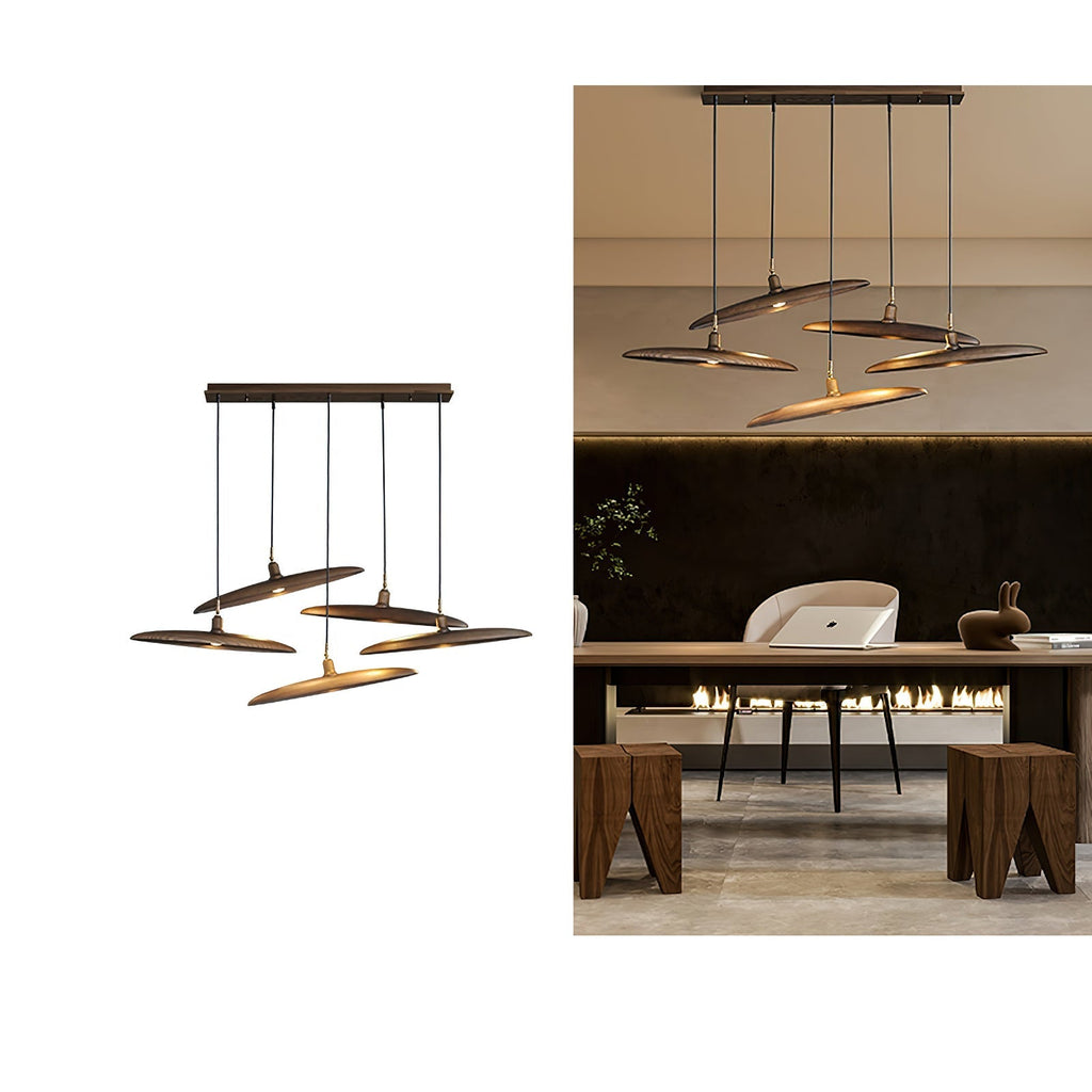 Talenora Wood Pendant Light-Moonnatur