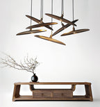 Talenora Wood Pendant Light-Moonnatur