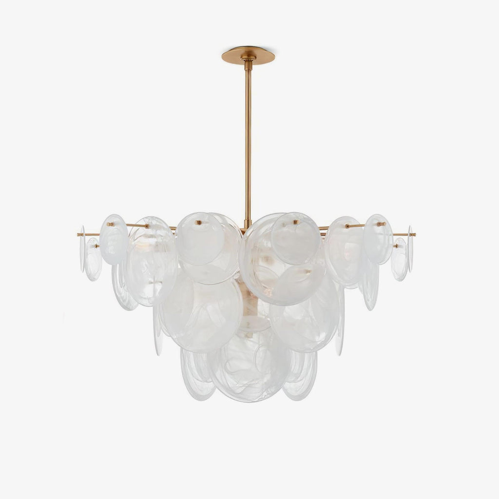 Relava Glass Chandelier-Moonnatur