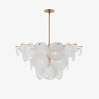 Relava Glass Chandelier-Moonnatur