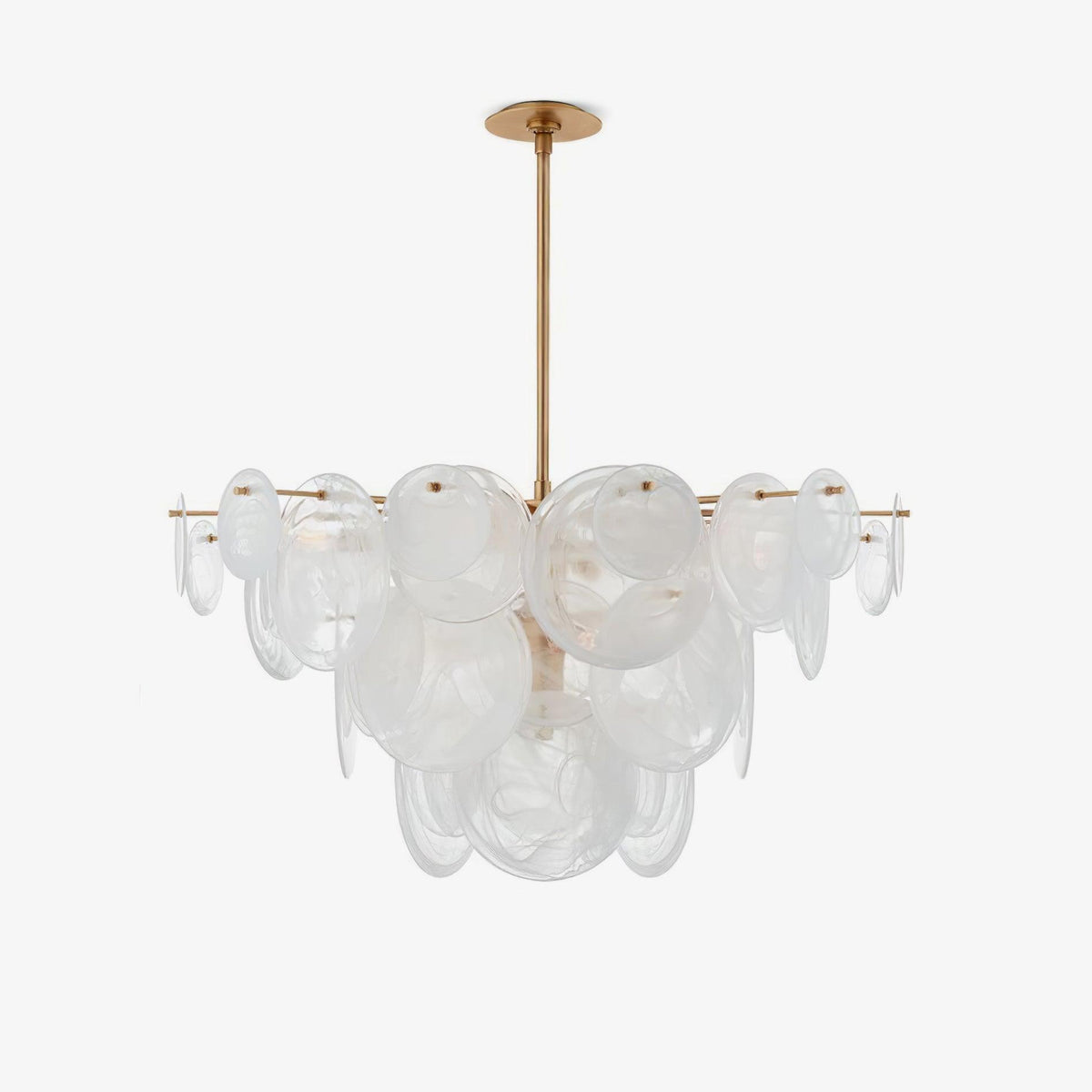 Relava Glass Chandelier-Moonnatur